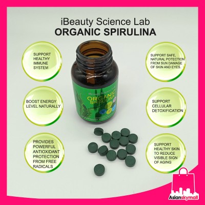 iBeauty Science Lab Spirulina 500mg 60 Tablets